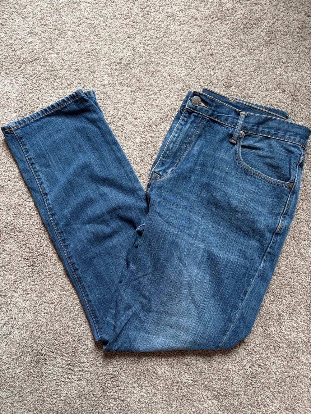 GAP Men's Slim Fit Jeans in Blue Denim - 36/32